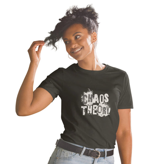 Product mockup, Chaos Theory T-Shirt – Statement Shirt für Denker & Visionäre | Sabis Welt