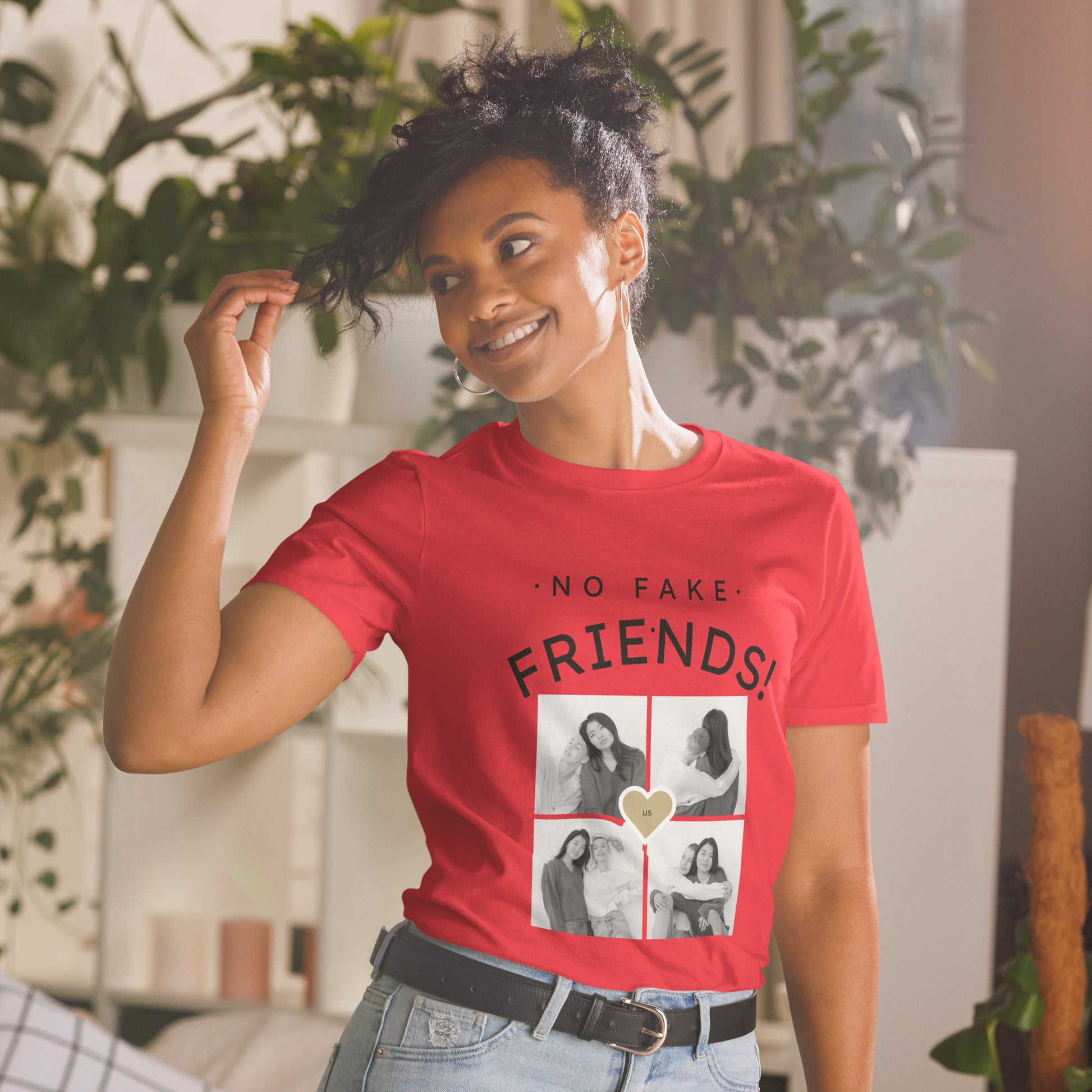 Product mockup
Personalisiertes T-Shirt „No Fake, Friends.“ | SabisWelt