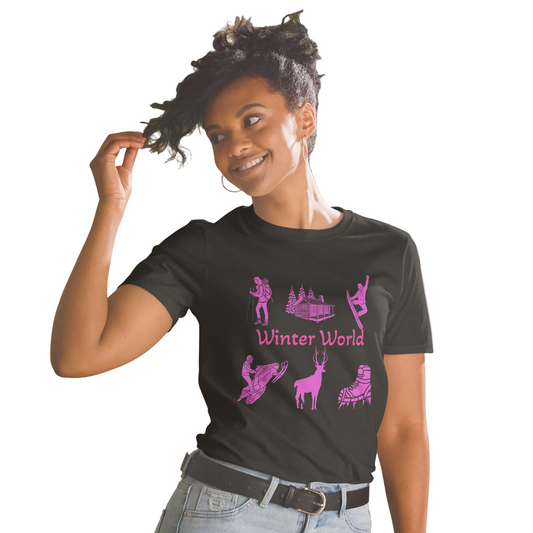 Product mockup, Winterfreude zum anziehen von sabiswelt